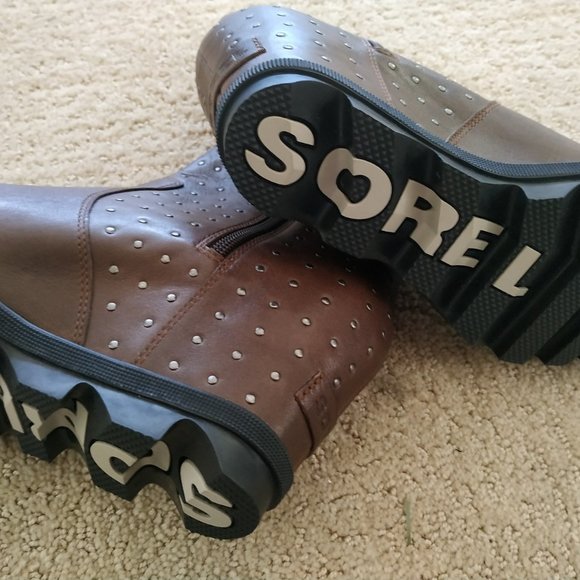 new sorel Joan of arctic Chelsea Studs boots 5.5 36.5 - Picture 4 of 4